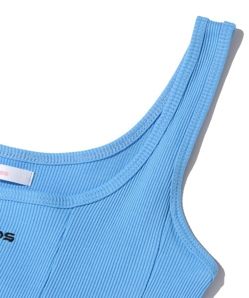 atmos pink(アトモスピンク)の「atmos pink リブタンク(タンクトップ・レディース・ホワイト/ブラック/ブルー・FREE)」の12枚目の写真
