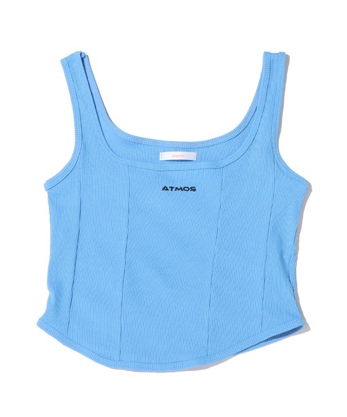 atmos pink(アトモスピンク)の「atmos pink リブタンク(タンクトップ・レディース・ホワイト/ブラック/ブルー・FREE)」の14枚目の写真