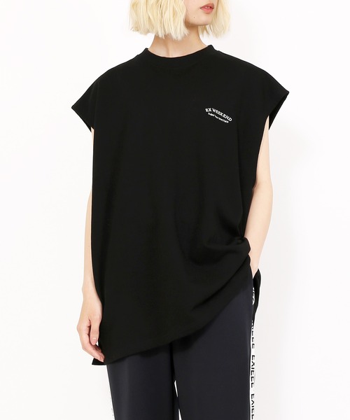 EXIEEE(イグジー)の「カレッジロゴベスト(ベスト・レディース・ブルー/グレー/ブラック・MEDIUM/SMALL/LARGE)」の2枚目の写真
