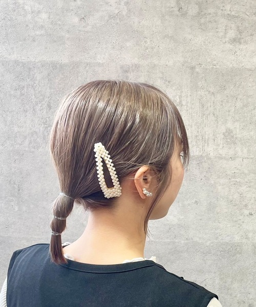 オパールのヘアピン ANEMONE】ランダムパールヘアピン｜SANPO ONLINE(サンポー