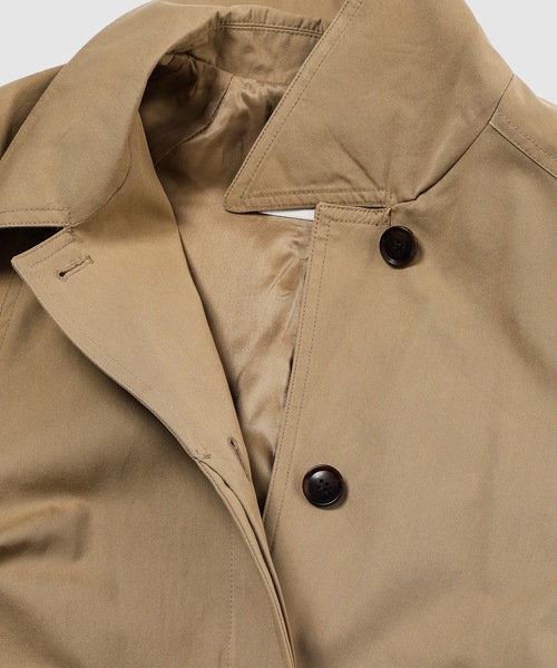 LOW CLASSIC（ロウ　クラシック）の「NEW ARMHOLE TRENCH COAT（トレンチコート・レディース・ベージュ・S/M）」の6枚目の写真