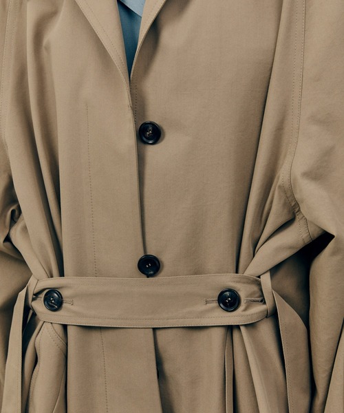 LOW CLASSIC（ロウ　クラシック）の「NEW ARMHOLE TRENCH COAT（トレンチコート・レディース・ベージュ・S/M）」の4枚目の写真