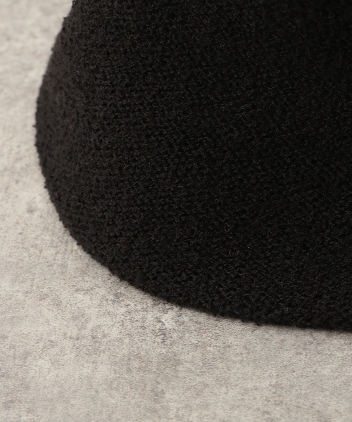 Heather（ヘザー）の「サーモチューリップHAT　342791（ハット・レディース・ブラック/アイボリー・ONE SIZE）」の9枚目の写真