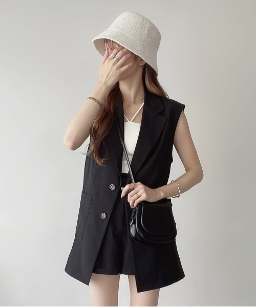 Heather（ヘザー）の「サーモチューリップHAT　342791（ハット・レディース・ブラック/アイボリー・ONE SIZE）」の14枚目の写真