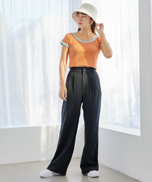 Heather（ヘザー）の「サーモチューリップHAT　342791（ハット・レディース・ブラック/アイボリー・ONE SIZE）」の12枚目の写真