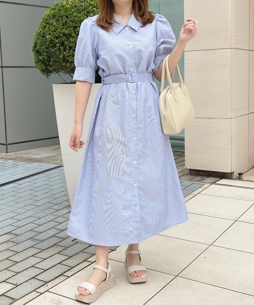 セール】ベルト付きアソートシャツワンピース【ZOZOTOWN限定アイテム