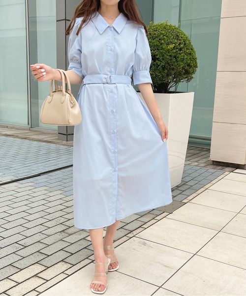セール】ベルト付きアソートシャツワンピース【ZOZOTOWN限定アイテム