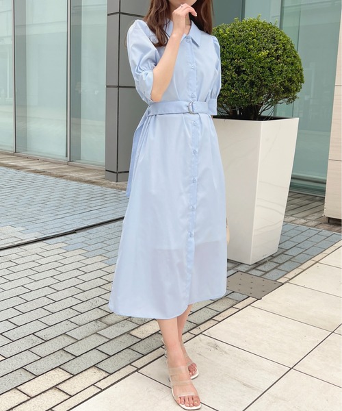 セール】ベルト付きアソートシャツワンピース【ZOZOTOWN限定アイテム