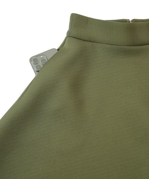 UR'S(ユアーズ)の「ダンボールフレアマキシスカート(スカート・レディース・ホワイト/ブラック/カーキ・TM/S/M/L)」の10枚目の写真