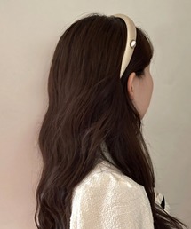 パールビジューストーンカチューシャ