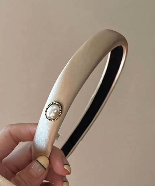 Dita Muaj.（ディータムアージュ）の「パールビジューストーンカチューシャ（カチューシャ・レディース・ブラック/ホワイト・FREE）」の15枚目の写真