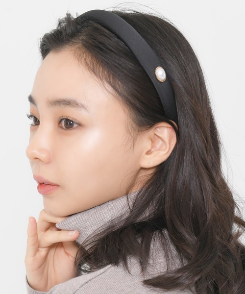 Dita Muaj.（ディータムアージュ）の「パールビジューストーンカチューシャ（カチューシャ・レディース・ブラック/ホワイト・FREE）」の12枚目の写真