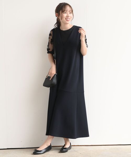 rps（アールピーエス）の「カルゼマーメイドジャンスカート（ジャンパースカート・レディース・チャコールグレー/ブラック/モカ/ダークネイビー・フリー）」の19枚目の写真