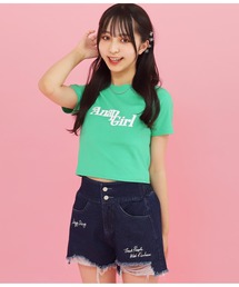 ANAP GｉRL（アナップガール）の「ショートロゴTシャツ（Tシャツ/カットソー・キッズ）」