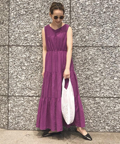 セール ブランド古着 ノースリーブワンピース ワンピース Mysty Woman ミスティウーマン のファッション通販 Zozoused