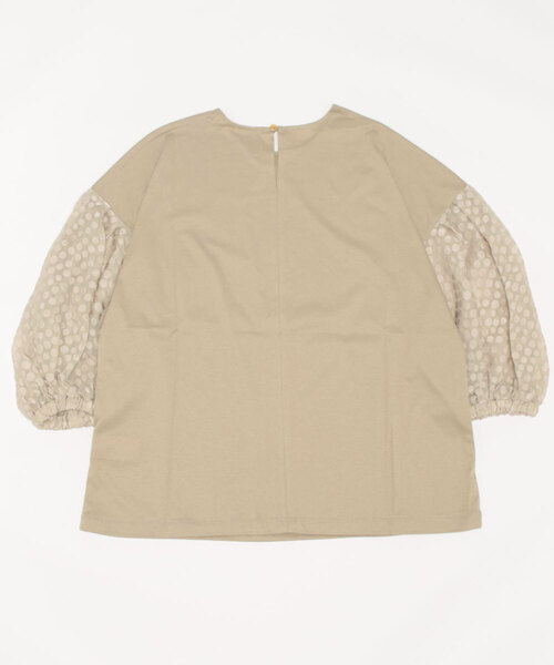 malla（マーラ）の「malla オパールスリーブカットソー（Tシャツ/カットソー・レディース・ライトグレー/オフホワイト/ブラック・FREE）」の21枚目の写真