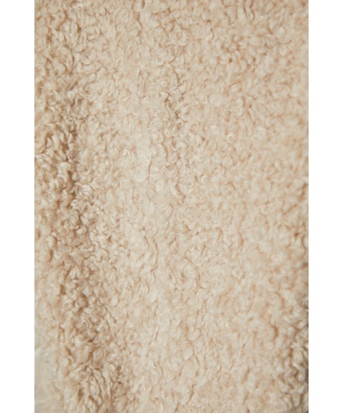 美品 ラグアジェム アウター ファーコート プードル スタンドネック F LAGUA GEM（ラグアジェム）の「POODLE F/FUR COAT プードル