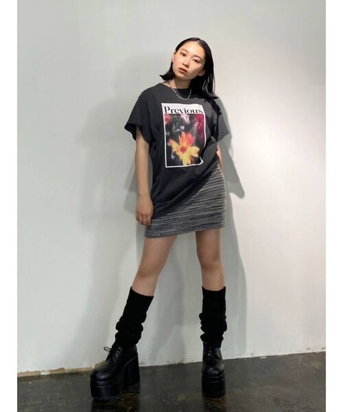 EMODA（エモダ）の「モノグラムシースルーソックス（ソックス/靴下・レディース・ブラック・FREE）」の13枚目の写真