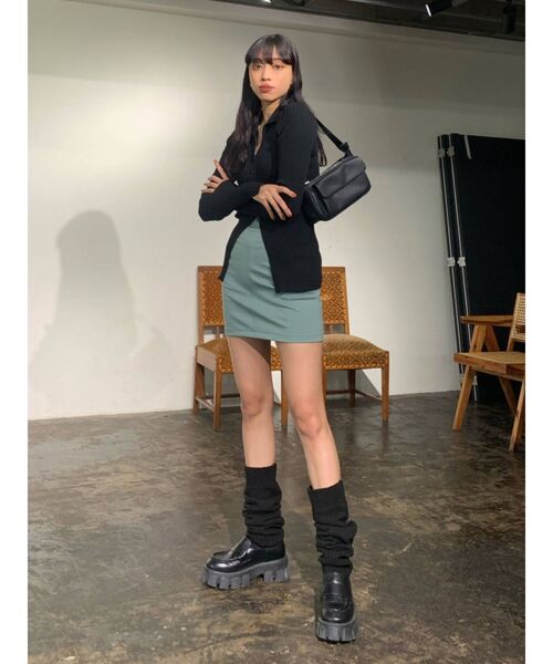 EMODA（エモダ）の「モノグラムシースルーソックス（ソックス/靴下・レディース・ブラック・FREE）」の11枚目の写真