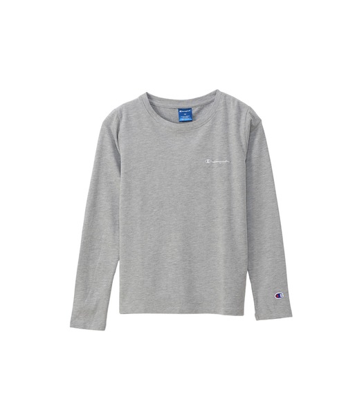 Champion(チャンピオン)の「【Champion/チャンピオン】レディース スポーツ ロングスリーブTシャツ(Tシャツ/カットソー・レディース・オフホワイト/オリーブ系/ブラック/パープル/グレー・MEDIUM/LARGE)」の4枚目の写真