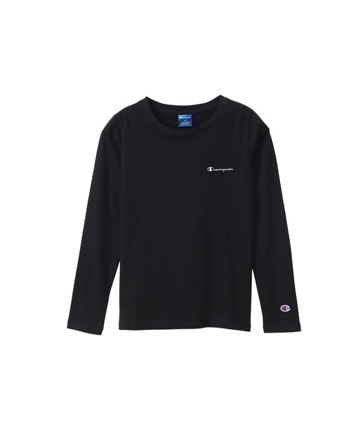Champion(チャンピオン)の「【Champion/チャンピオン】レディース スポーツ ロングスリーブTシャツ(Tシャツ/カットソー・レディース・オフホワイト/オリーブ系/ブラック/パープル/グレー・MEDIUM/LARGE)」の3枚目の写真