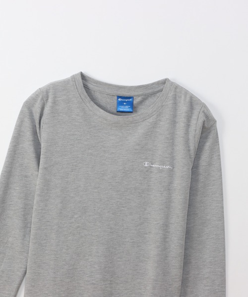 Champion(チャンピオン)の「【Champion/チャンピオン】レディース スポーツ ロングスリーブTシャツ(Tシャツ/カットソー・レディース・オフホワイト/オリーブ系/ブラック/パープル/グレー・MEDIUM/LARGE)」の13枚目の写真