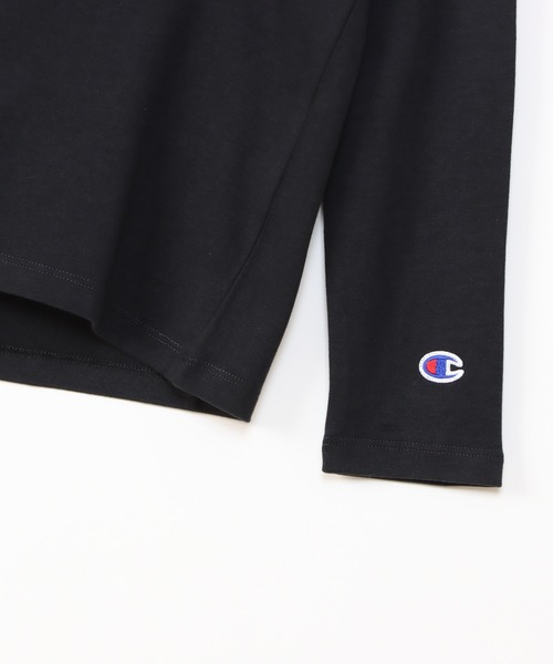 Champion(チャンピオン)の「【Champion/チャンピオン】レディース スポーツ ロングスリーブTシャツ(Tシャツ/カットソー・レディース・オフホワイト/オリーブ系/ブラック/パープル/グレー・MEDIUM/LARGE)」の9枚目の写真