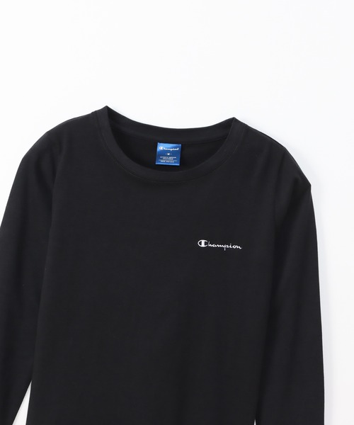 Champion(チャンピオン)の「【Champion/チャンピオン】レディース スポーツ ロングスリーブTシャツ(Tシャツ/カットソー・レディース・オフホワイト/オリーブ系/ブラック/パープル/グレー・MEDIUM/LARGE)」の10枚目の写真