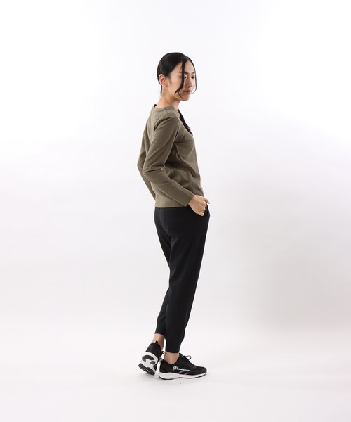 Champion(チャンピオン)の「【Champion/チャンピオン】レディース スポーツ ロングスリーブTシャツ(Tシャツ/カットソー・レディース・オフホワイト/オリーブ系/ブラック/パープル/グレー・MEDIUM/LARGE)」の19枚目の写真