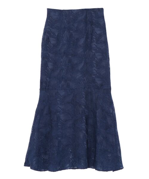 LAGUNAMOON(ラグナムーン)の「オパールリーフスカート(スカート・レディース・ネイビー/ボルドー・MEDIUM/SMALL)」の2枚目の写真