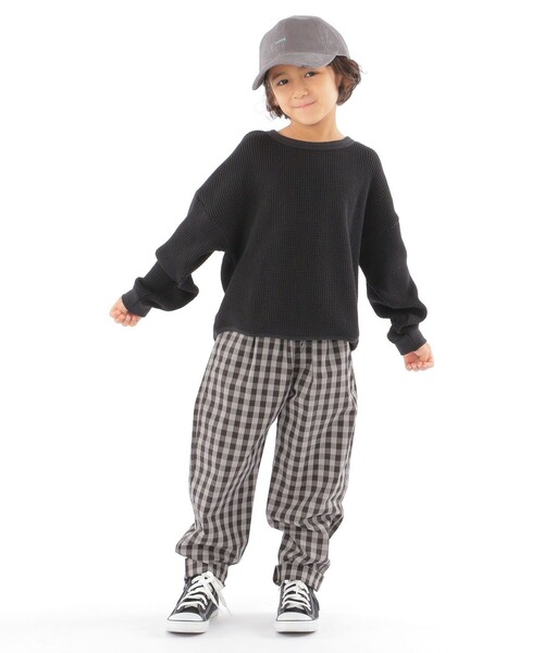 SHIPS（シップス）の「SHIPS KIDS:コーデュロイ ワンポイント ロゴ キャップ（キャップ・キッズ・ベージュ/ライトグレー/その他1・ONE SIZE）」の6枚目の写真