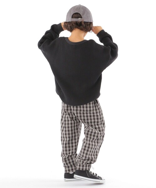 SHIPS（シップス）の「SHIPS KIDS:コーデュロイ ワンポイント ロゴ キャップ（キャップ・キッズ・ベージュ/ライトグレー/その他1・ONE SIZE）」の7枚目の写真