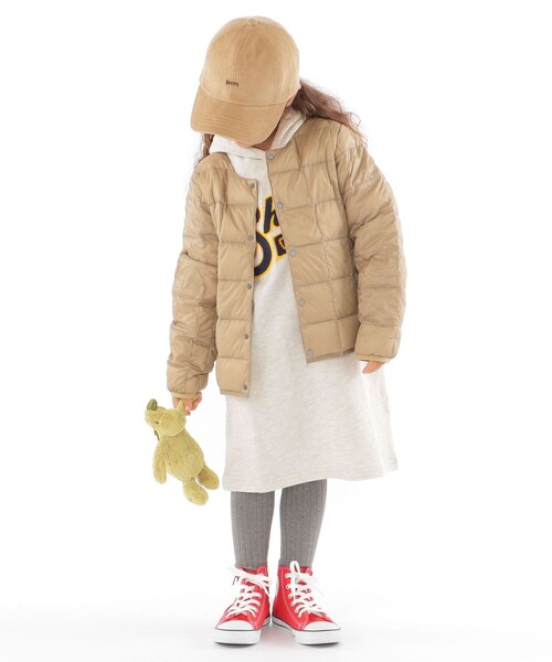 SHIPS（シップス）の「SHIPS KIDS:コーデュロイ ワンポイント ロゴ キャップ（キャップ・キッズ・ベージュ/ライトグレー/その他1・ONE SIZE）」の12枚目の写真