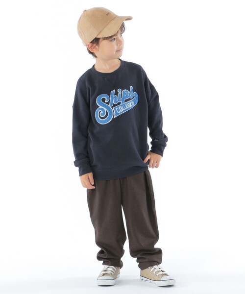 SHIPS（シップス）の「SHIPS KIDS:コーデュロイ ワンポイント ロゴ キャップ（キャップ・キッズ・ベージュ/ライトグレー/その他1・ONE SIZE）」の13枚目の写真