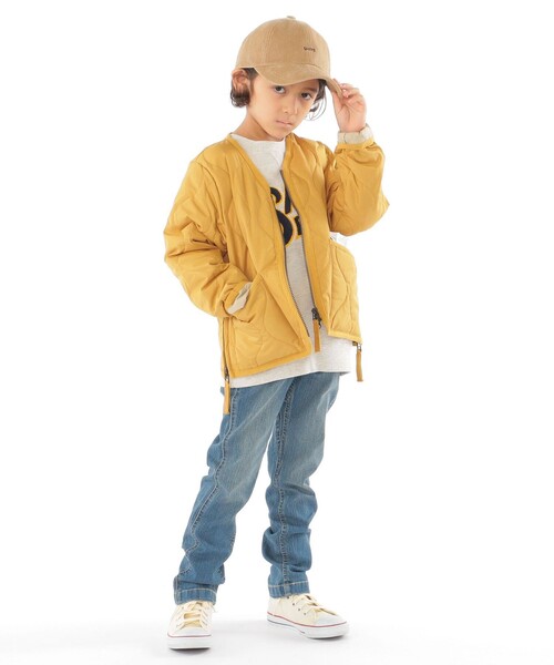 SHIPS（シップス）の「SHIPS KIDS:コーデュロイ ワンポイント ロゴ キャップ（キャップ・キッズ・ベージュ/ライトグレー/その他1・ONE SIZE）」の17枚目の写真