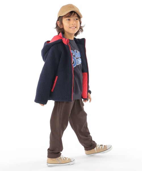 SHIPS（シップス）の「SHIPS KIDS:コーデュロイ ワンポイント ロゴ キャップ（キャップ・キッズ・ベージュ/ライトグレー/その他1・ONE SIZE）」の19枚目の写真