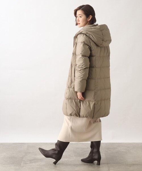 grove（グローブ）の「◆シンプルで綺麗なロングダウン【ALLIED】（ダウンジャケット/コート・レディース・ブラック/オフホワイト/ブラウン系その他・02/03/04/01/05）」の17枚目の写真