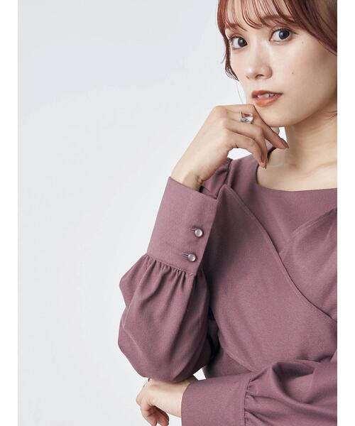 earth music&ecology（アースミュージックアンドエコロジー）の「クロスリボンワンピース（ワンピース・レディース・チェック/ピンク系その他2・M/S）」の11枚目の写真