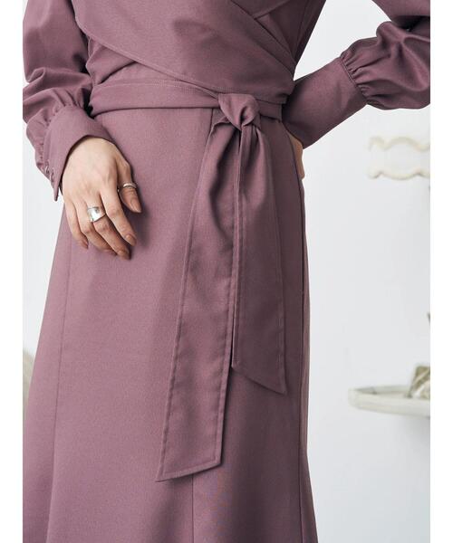 earth music&ecology（アースミュージックアンドエコロジー）の「クロスリボンワンピース（ワンピース・レディース・チェック/ピンク系その他2・M/S）」の13枚目の写真