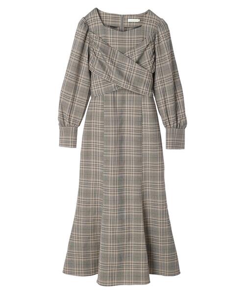 earth music&ecology（アースミュージックアンドエコロジー）の「クロスリボンワンピース（ワンピース・レディース・チェック/ピンク系その他2・M/S）」の18枚目の写真