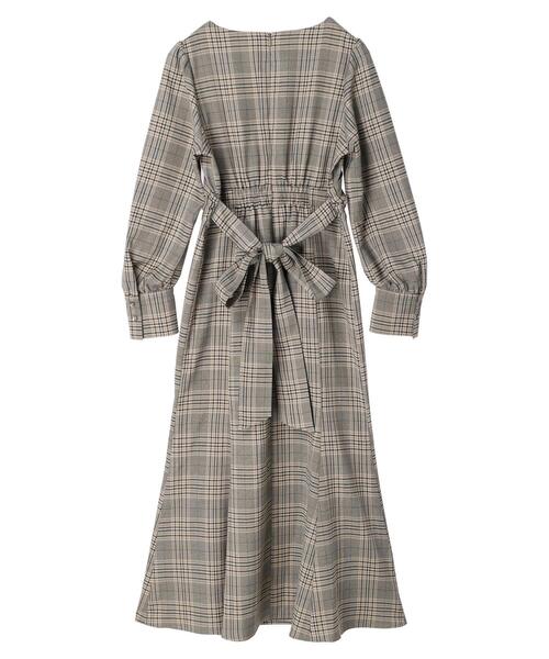 earth music&ecology（アースミュージックアンドエコロジー）の「クロスリボンワンピース（ワンピース・レディース・チェック/ピンク系その他2・M/S）」の19枚目の写真