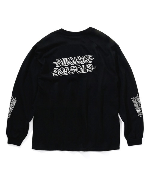 BILLIONAIRE BOYS CLUB（ビリオネア・ボーイズ・クラブ）の「COTTON L/S T-SHIRT HELMET LOGO（Tシャツ/カットソー・メンズ・ホワイト/ブラック/グレー・MEDIUM/LARGE/X-LARGE）」の2枚目の写真