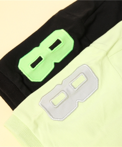 GIORDANO（ジョルダーノ）の「[GIORDANO]ライオンフェイス刺繍半袖ポロシャツ（ポロシャツ・レディース・ホワイト/ブラック/グリーン/ピンク・SMALL/LARGE/X-LARGE/MEDIUM）」の6枚目の写真