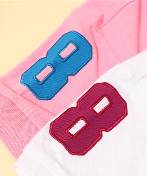 GIORDANO（ジョルダーノ）の「[GIORDANO]ライオンフェイス刺繍半袖ポロシャツ（ポロシャツ・レディース・ホワイト/ブラック/グリーン/ピンク・SMALL/LARGE/X-LARGE/MEDIUM）」の9枚目の写真