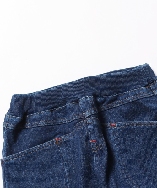 F.O.KIDS（エフオーキッズ）の「F.O.KIDS/エフオーキッズ ウエストリブ付きインディゴパンツ（デニムパンツ・キッズ・ブルー/ネイビー・130/140）」の3枚目の写真
