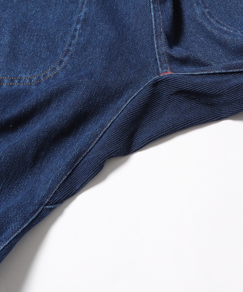 F.O.KIDS（エフオーキッズ）の「F.O.KIDS/エフオーキッズ ウエストリブ付きインディゴパンツ（デニムパンツ・キッズ・ブルー/ネイビー・130/140）」の6枚目の写真