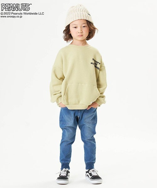 F.O.KIDS（エフオーキッズ）の「F.O.KIDS/エフオーキッズ ウエストリブ付きインディゴパンツ（デニムパンツ・キッズ・ブルー/ネイビー・130/140）」の13枚目の写真
