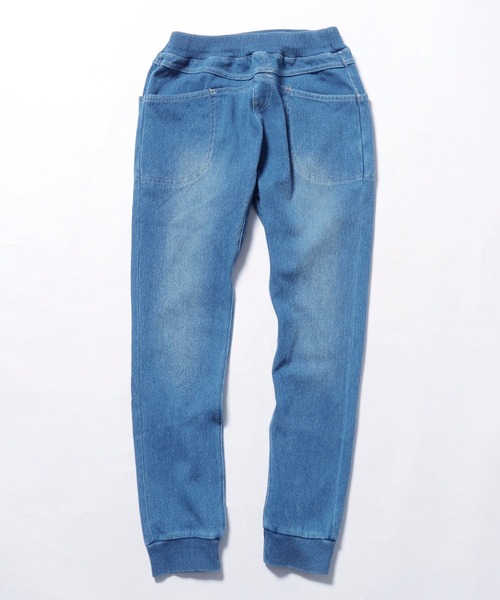 F.O.KIDS（エフオーキッズ）の「F.O.KIDS/エフオーキッズ ウエストリブ付きインディゴパンツ（デニムパンツ・キッズ・ブルー/ネイビー・130/140）」の12枚目の写真