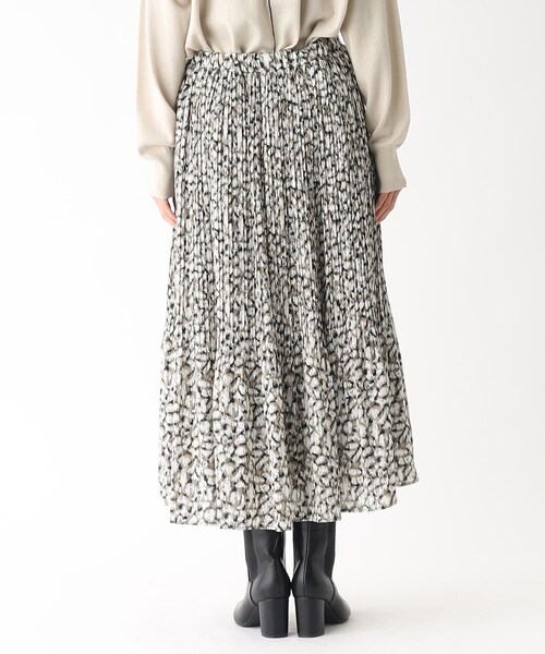 OPAQUE.CLIP（オペークドットクリップ）の「◆レオパードプリント プリーツフレアスカート（スカート・レディース・ブラウン系1/ブラウン系その他2・38/42/40/36）」の17枚目の写真