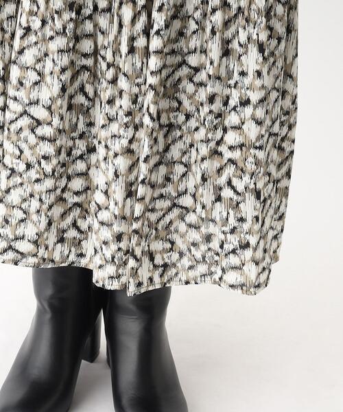 OPAQUE.CLIP（オペークドットクリップ）の「◆レオパードプリント プリーツフレアスカート（スカート・レディース・ブラウン系1/ブラウン系その他2・38/42/40/36）」の19枚目の写真